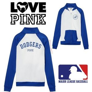 victoria's secret pink dodgers hoodie